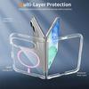 Case for iPhone Duo, Transparent Protection with Pink Magnetic Circle