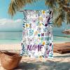 Personalisierbares Ultra-Weiches Strandtuch mit Koala-Motiv, Ideal für Pool - Camping, Tauchen - Perfekter Reisebegleiter, Lebendiges Strandtuch.
