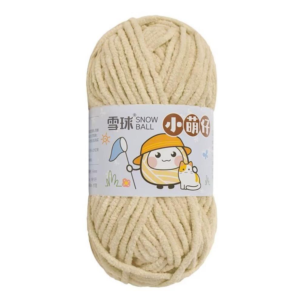 Soft Velvet Chenille Yarn Handmade Plush Yarn Chunky Yarn DIY Scarf Hat Crochet Chunky Doll Craft