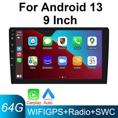 64G 2din 9" Universal Car Multimedia Video Player For Toyota Hyundai Kia Nissan Honda 2DIN Android GPS Carplay/Auto Radio Stereo