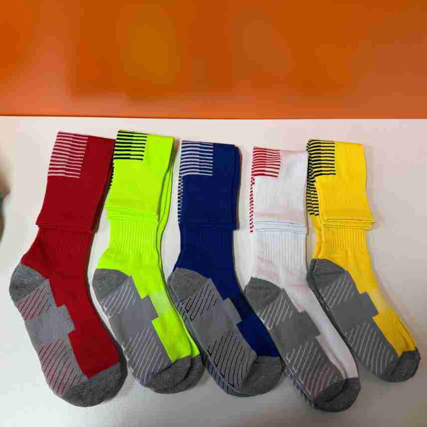 Thickened Towel Bottom Football Socks for Men & Women - Long, Sweat-Absorbent, Breathable Sports Socks