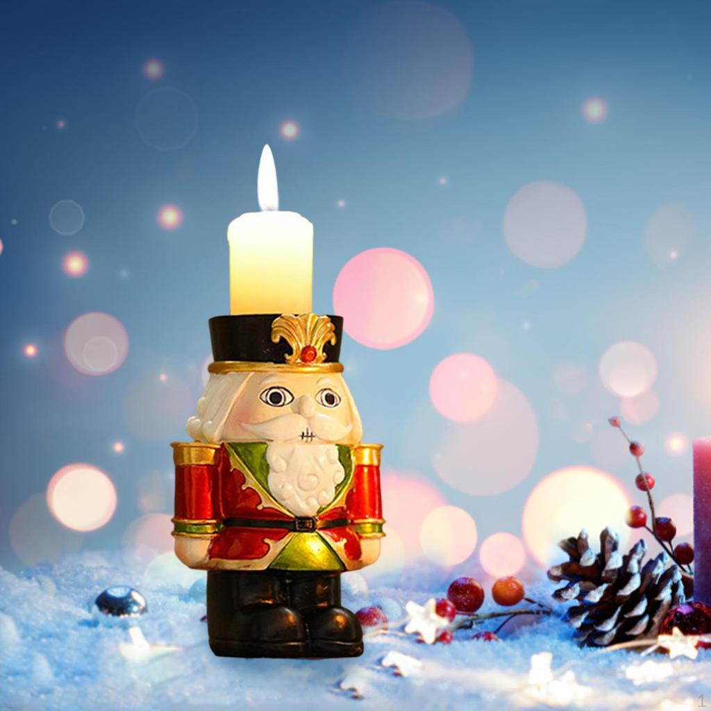 Nutcracker Figures Holder Ornament for Office Room Desktop Decoration