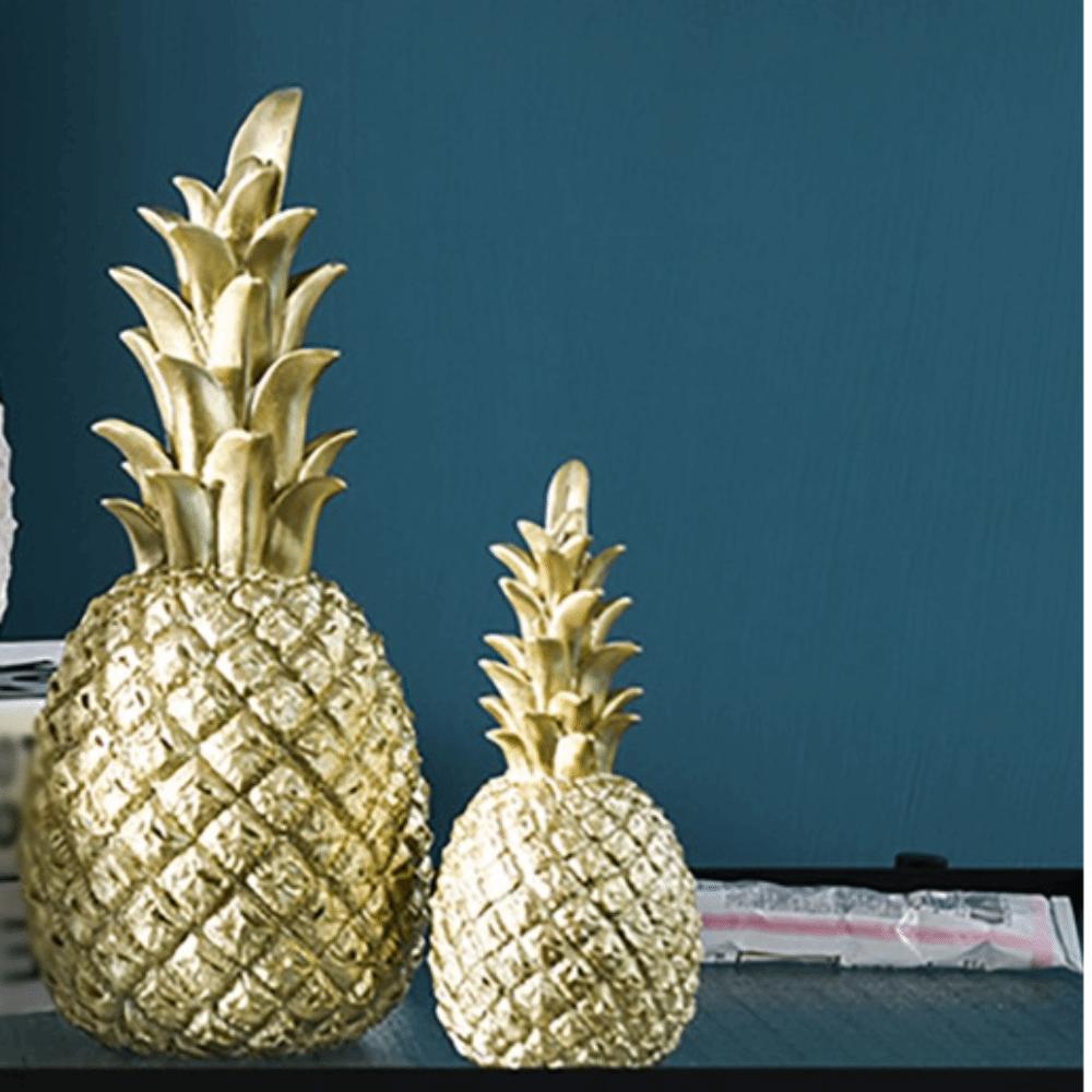 Compact Desktop Size Modern Pineapple Tabletop Decor Study Room Cabinet Decor
