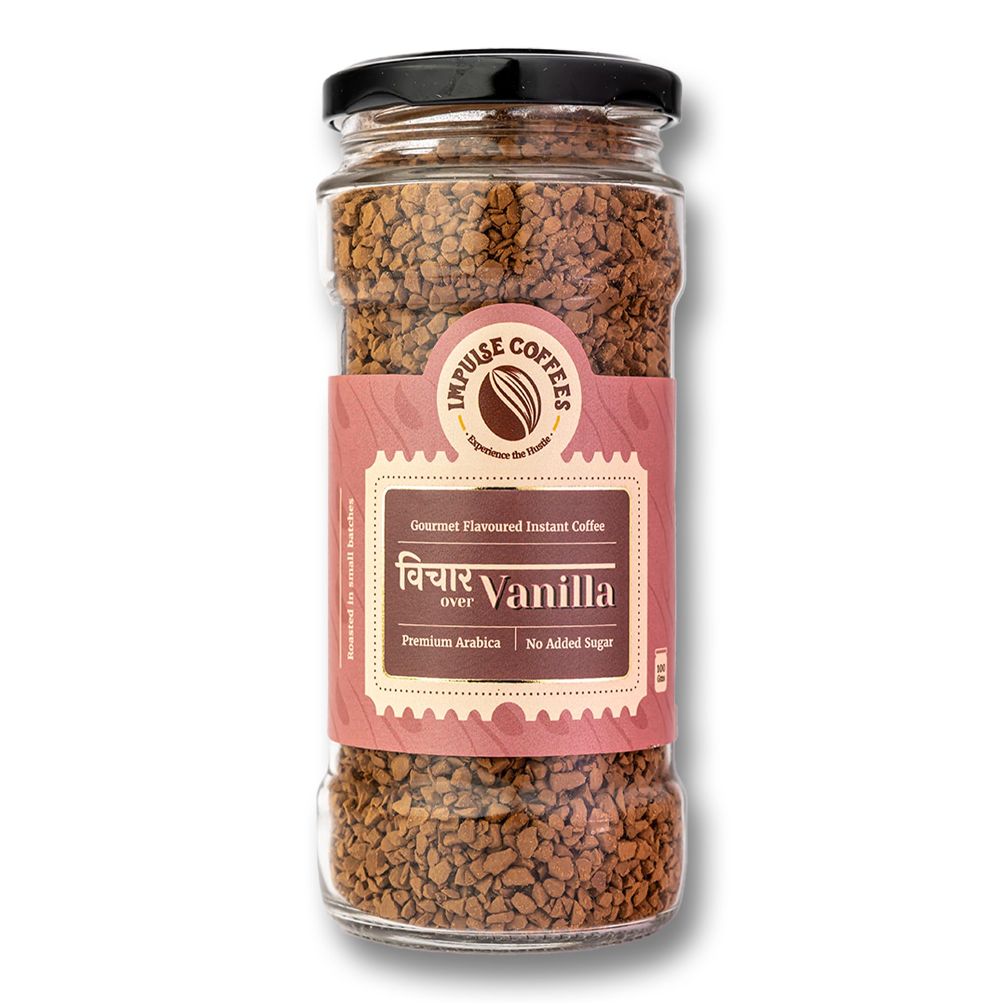 Impulse Coffees Vichaar Over Vanilla | Instant Coffee Powder | Ideal For Hot & Cold Coffee | Coffee Powder In Fresh | Smooth Medium Roast | Coffe