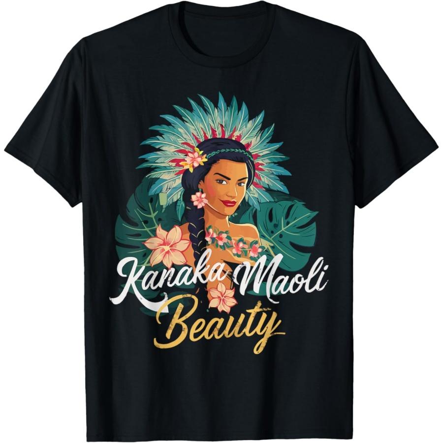Женская футболка с флагом Гавайев, Канака Маоли, коренная жительница Гавайских островов, Гавайи(1) S