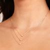Ins Viral Multi-layer Metal Sequin Pendant Necklace, Trendy Clavicle Chain
