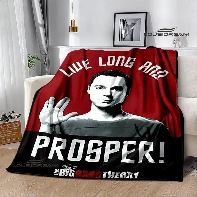 The Big Bang Theory Blanket Blankets for Beds Picnic Blanket Flange Warm Blanket Home Travel Blankets Bed Linings Birthday Gift