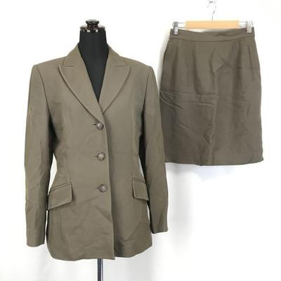 TRUSSARDI Herbst/Winter Rock-Anzug Set Up/Damengröße L-XL/42/44/Braun/Vollständig gefüttert Einzelanzug(GEBRAUCHT)