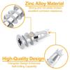 110-Piece Zinc Alloy Spiral Expansion Tube for Gypsum Board
