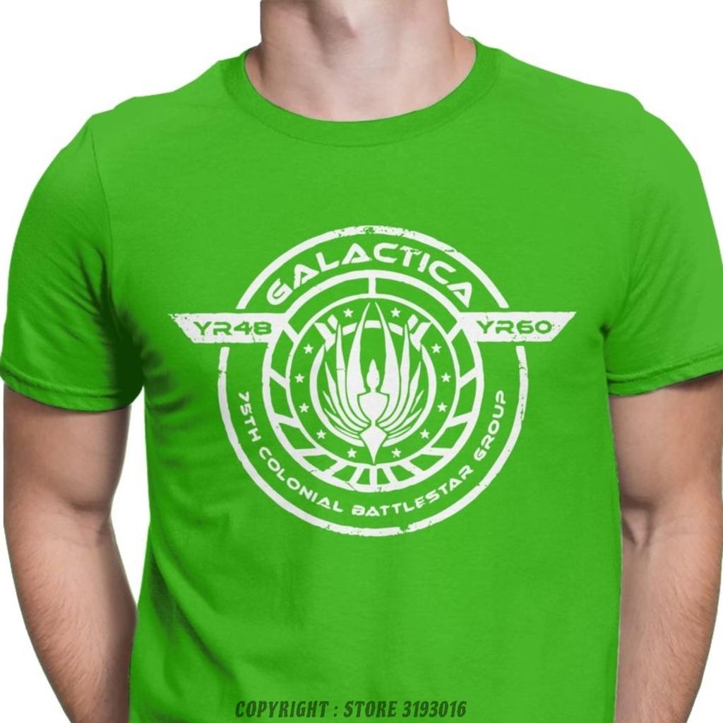 Men Galactica Bs 75 Battlestar Galactica TShirts Dwight The Office Bears Casual Tops T Shirt Adult Print TShirts Mens