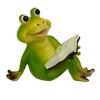 Reading Frogs Sculpture Statue Funny Resin Frogs Creative Frogs Figurine Frogs Funny Frogs Collectible Animals Craft