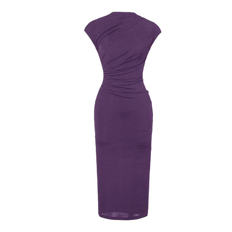 GMXIA Style Sexy Tight Wrap Hip Long Dress Summer Spice Girls Slimming Sleeveless Dress Women