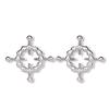 FRRK Nipple Clamps Rounded Special Nipple Leather Bondage Chain Clips Breast Nipple Clamp Stimulation for Women SM Toy, Faak Toy
