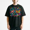 Mama Rainbow Letters Floral Happy Mothers Day T-Shirt Color Boho Graphic Tee