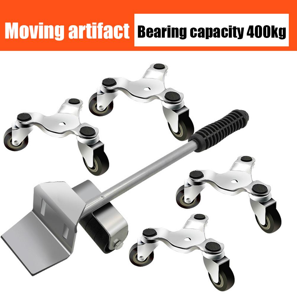 Set de scule pentru transportul mobilă cu 4 roți + 1 set de bare cu roți, scule manuale pentru transportul mobilă