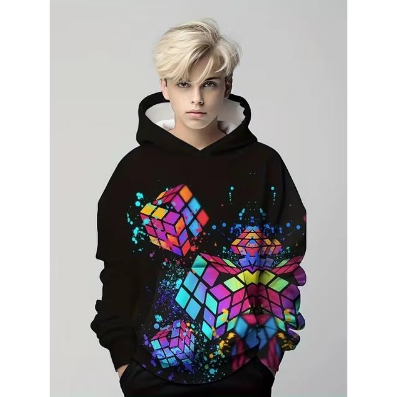 Cartoon Cute Duck 3D Printed Hoodie Kids Harajuku High Street Girls Boys Children Sweatshirts Long Sleeve Autumn Winter Clothes
