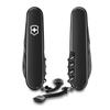 VICTORINOX Spartan Onyx Black Spartan Swiss Army Cuțit Cuțit multifuncțional Cadou în aer liber Cuțit Jutoku Fabricat în Elveția cu 12 Funcții Compact