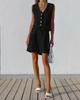 2025 Euro-American Style Cotton Linen Women's Sleeveless Vest & Shorts Set - Summer Casual Two-Piece