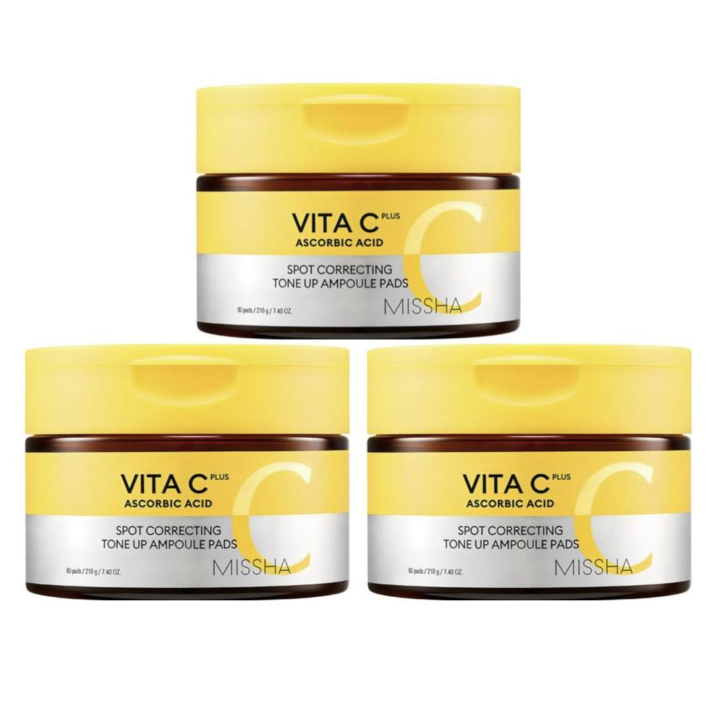 MISSHA Vita C Plus Spot Correcting Tone Up Ampole Pads 210g 80ea