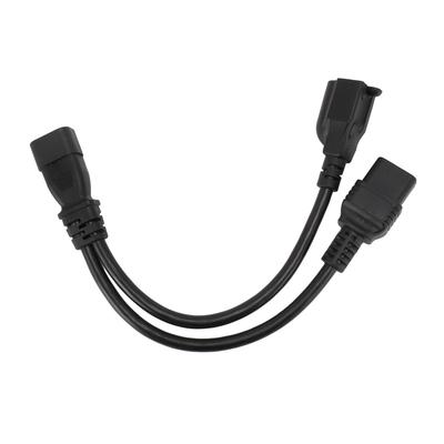 IEC320 C14 auf C19 5-15R Kabel Stecker auf Buchse Plug and Play Y-Verteiler Stromkabel für Schreibtischlampe