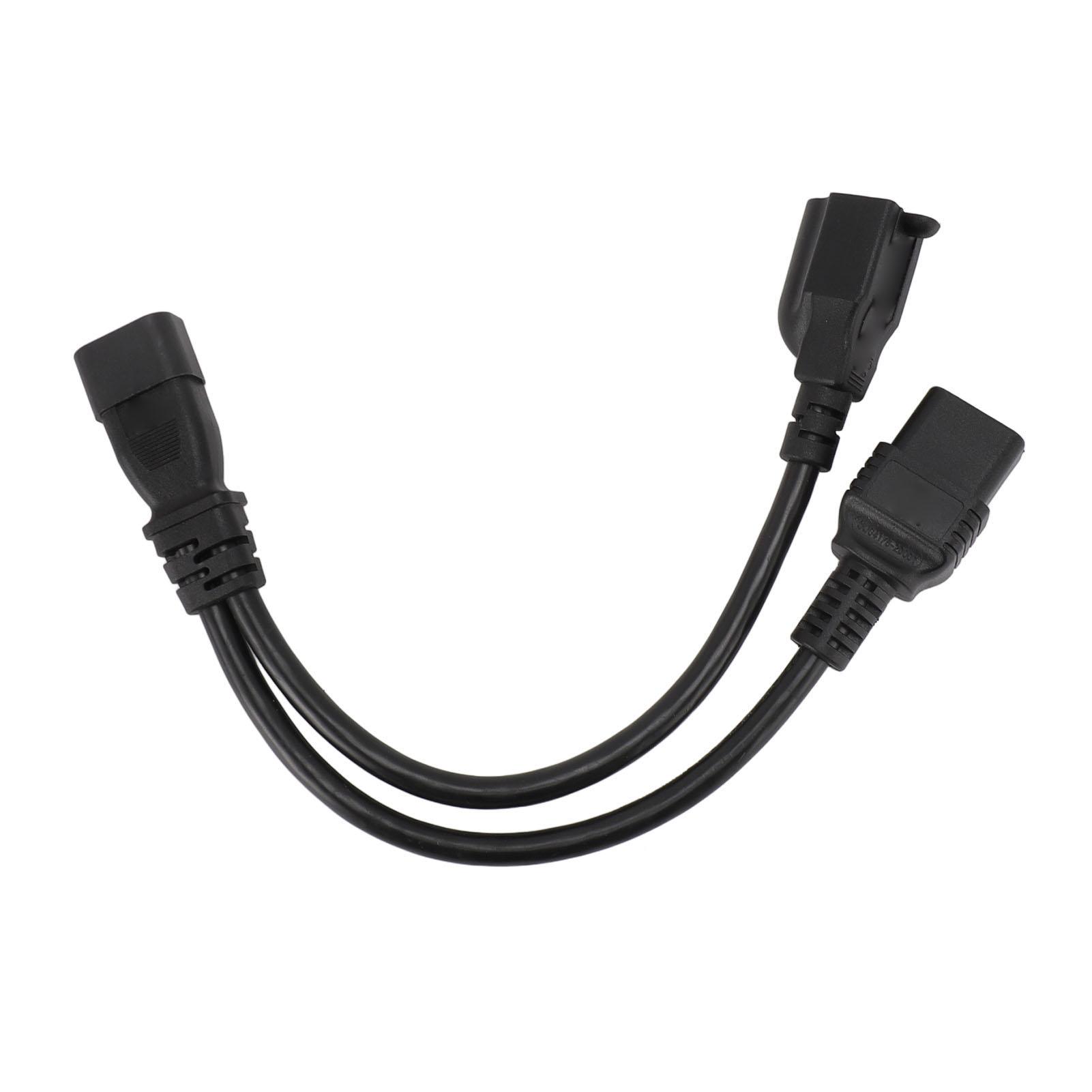 

IEC320 C14 to C19 5‑15R Cable Male to Female Plug and Play Y Splitter Power Cord for Desk Lamp