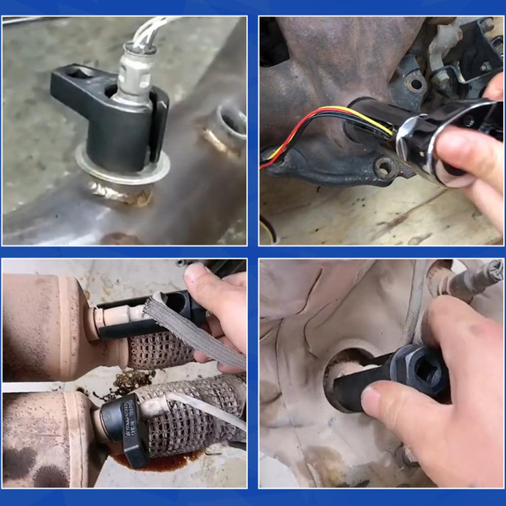 3pcs 1/2" and 3/8" Drive Wrench Tool Oxygen Socket 7/8" 22mm Oxygen Socket Set Socket