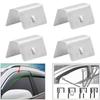 4/8/12pcs Car Wind Rain Deflector Fitting Clips Steel Car Rain Eyebrow Clip Replacement Auto Accessories For Heko G3