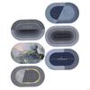 Mat Rug Wrinkle Printed Oval Non Slip Absorbent Bathroom for Balcony Hallway