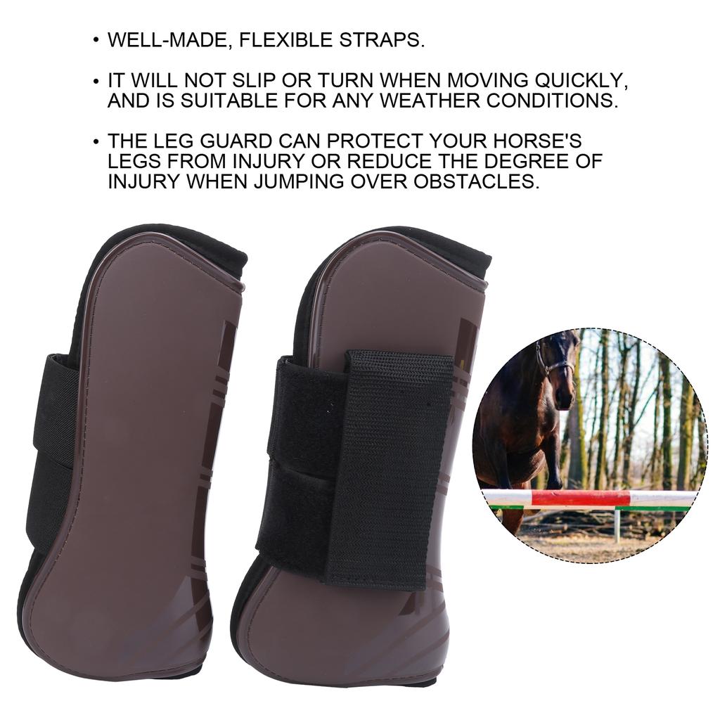 Horse Leg Guard PU Elastic Thickened Obstacle Leg or for The Joints of Horse Front and Hind