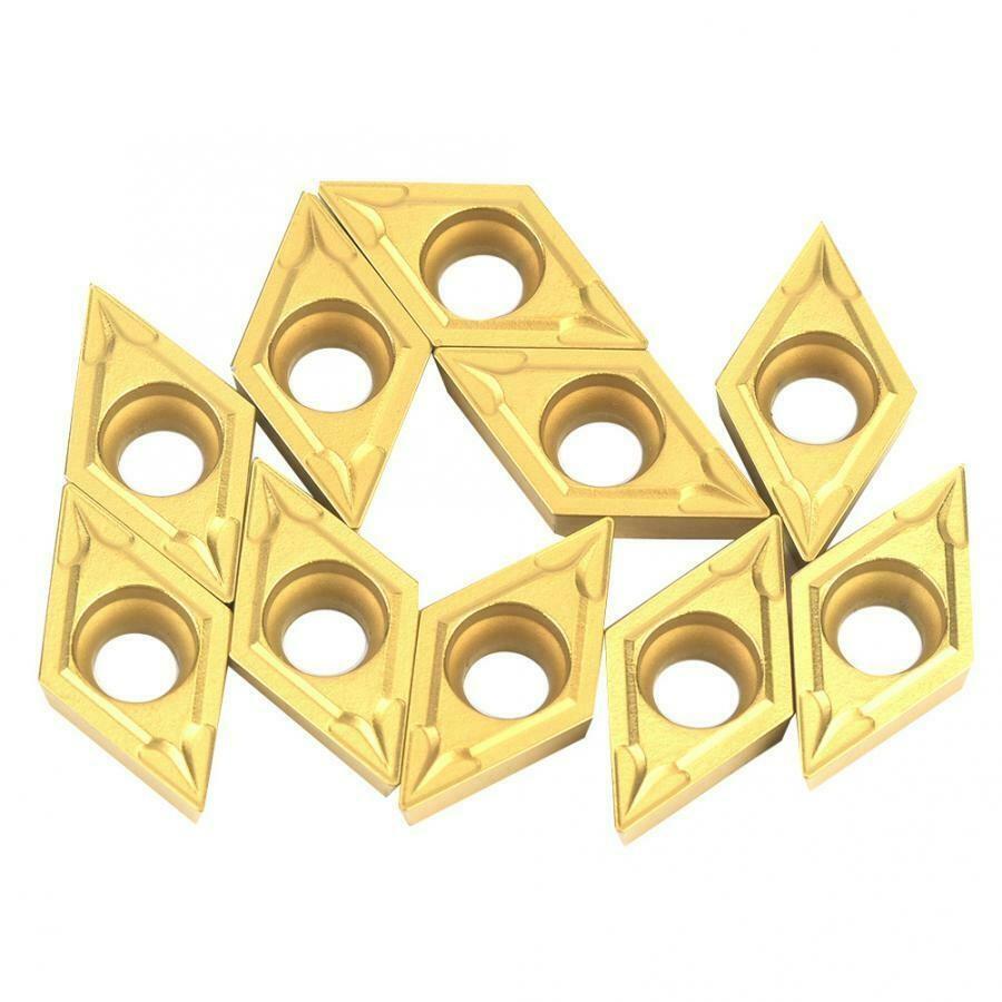 10pcs DCMT11T304-HM YBC251 Carbide Inserts Blades for Lathe Turning Holder Tool