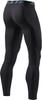 Tesla Men's Fleece-Lined Compression Tights [Stretchable, Warm, and Cold-Wearing] Sportswear, Running Leggings, Innerwear, Cold Weather Wear, Long Spa