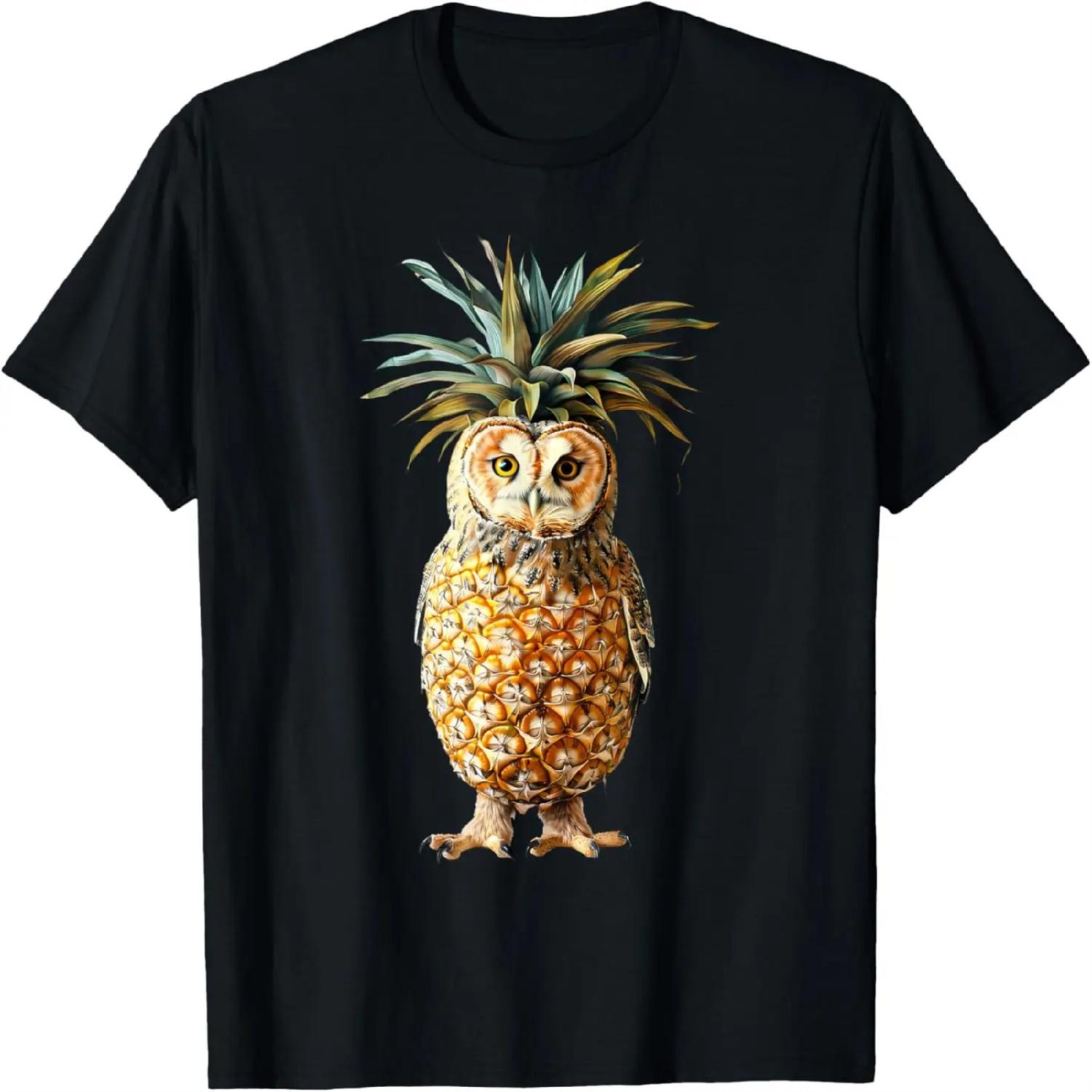 Owl Pineapple T-Shirt XXXXXL разноцветный