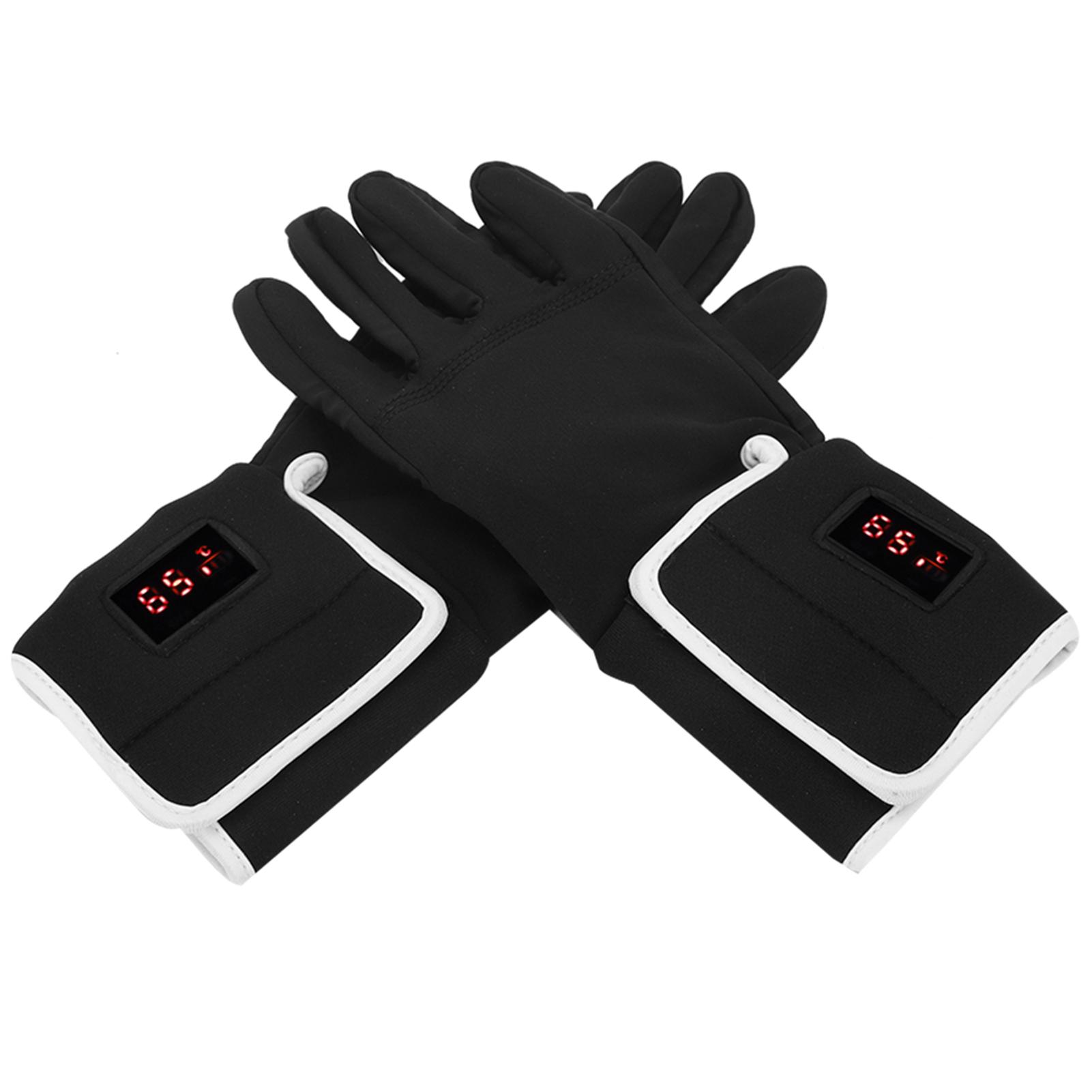 

Интеллектуальные электрические перчатки с подогревом, регулируемые зимние спортивные перчатки для сохранения тепла, вилка ЕС 220 В M L