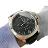 Herren Multifunktions-Automatik-Uhr mit Lederarmband