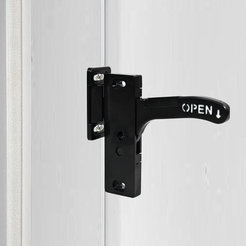 Universal Screen Door Handle & Latches Set Sturdy Aluminum Screen Door Lock & Handle Replacement for Secure Closure