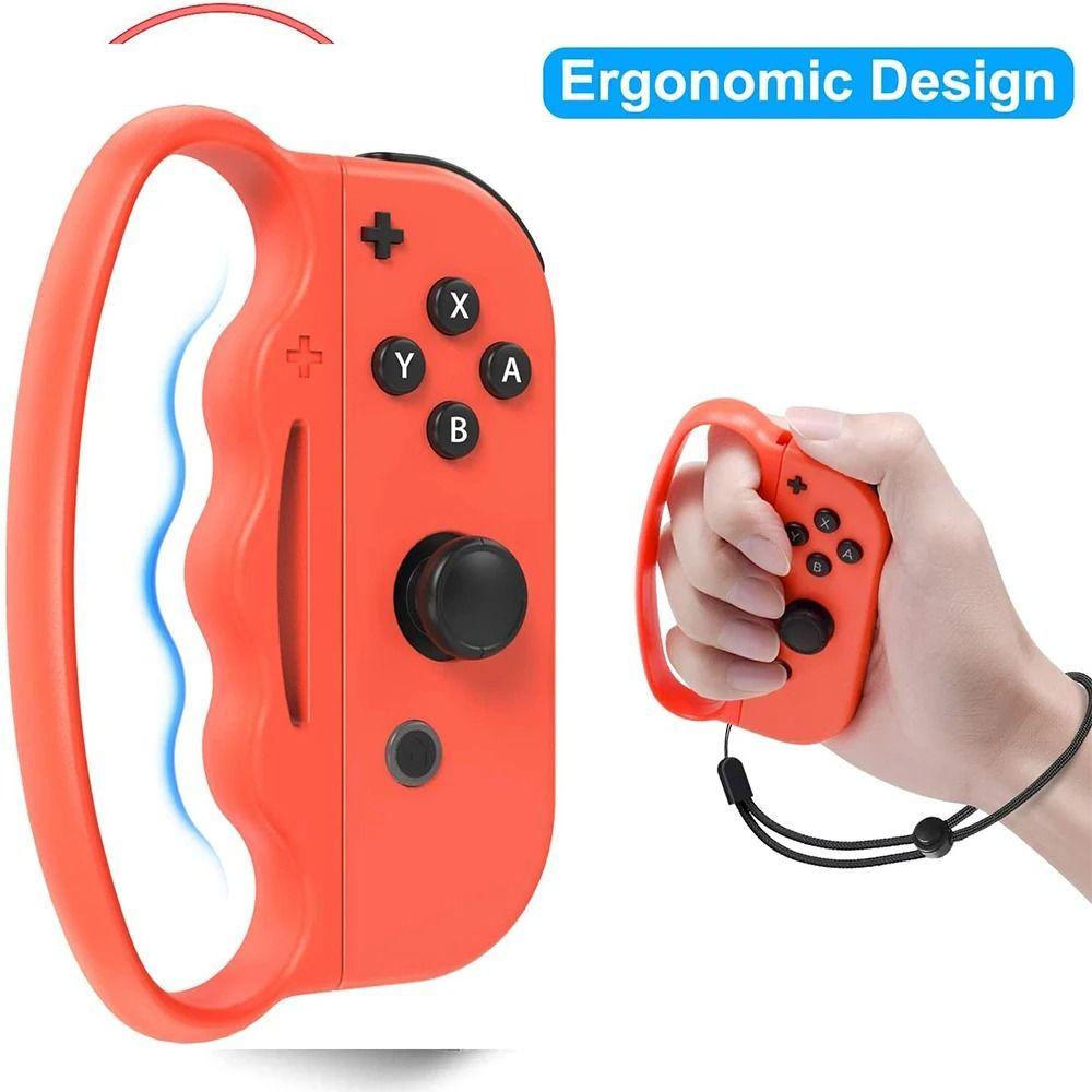 2pcs Secure Fit Console Grips Boxing Handle Grips for Nintendo Switch 2 Interactive Gaming