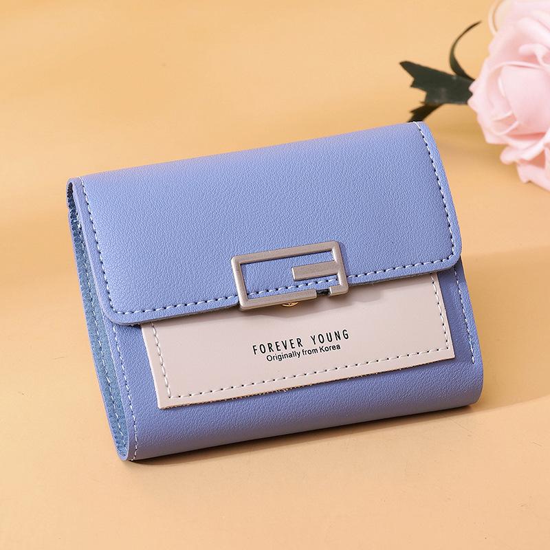 Short Ladies' Small Wallet Mini Card Wallet Student Coin Purse