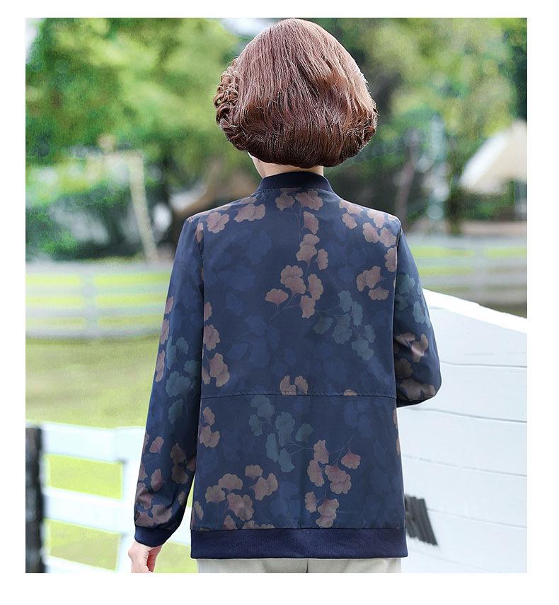 Mother's 2026 Spring/Autumn Lapel Jacket for Women - Middle-Aged & Elderly, Loose, Stylish Top.