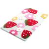 SESHIS Strawberry Bath and Entrance Mat, Green, 50 X 80 Cm
