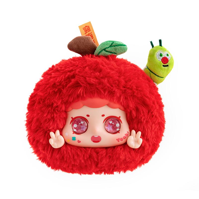 Cross-border Plush Toy Figurines: Throw Pillow & Cloth Doll Gift Set with Cute Fruit Design Blind Boxes