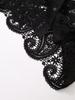 European & American Retro Crochet Knit Hollow Long Sleeve Women's Shirt