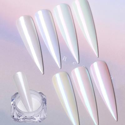 25g Nagelpuder Feines Pigment Nageldekoration Nailart-Zubehör Falsche Nägel Pink Neon Spiegel Dip-Puder für Nagelstudio