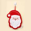 Christmas Creative Hand Towel Decoration Gift Theme Event Towel Coral Fleece Practical Commemorative Small Towel