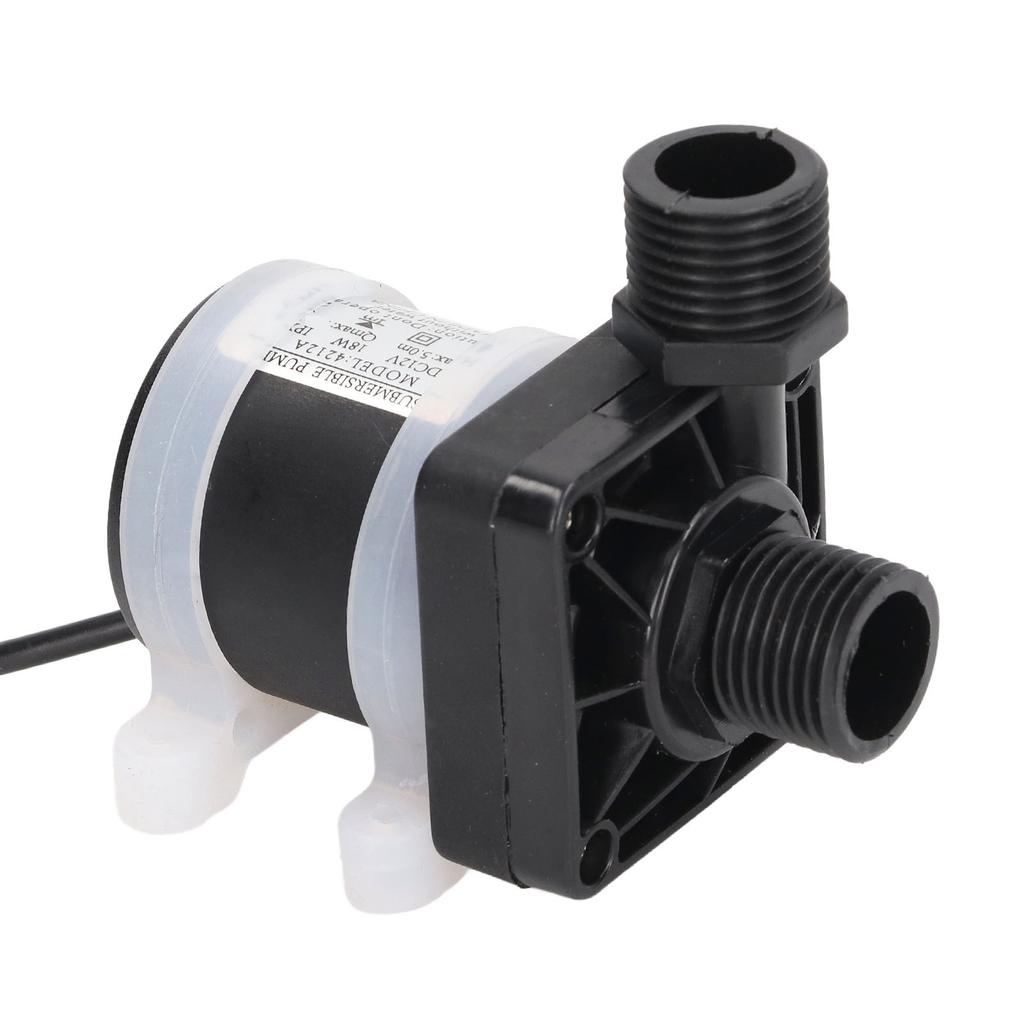 Small Submersible Pump Safe Stable Performance Power Saving Quiet Fountain Water Pump DC12V 20W 800L/h