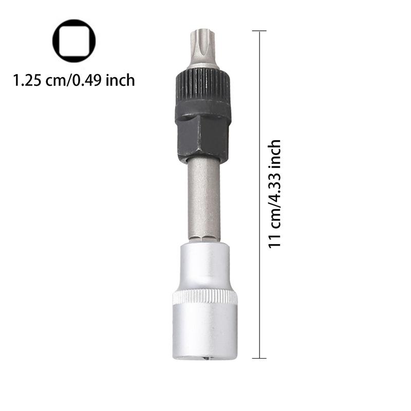 Luftdruck Sternnüsse 1/2 Zoll Schraubenschlüssel Bohrer Stahl-Steckschlüssel Bit Ergonomischer Griff Stern Maschinenreparatur Schwerlast-Entfernerwerkzeug