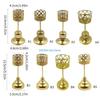 European Metal Holders Candlestick Fashion Wedding Table Stand Exquisite Candlestick Christmas Table Decor D57B