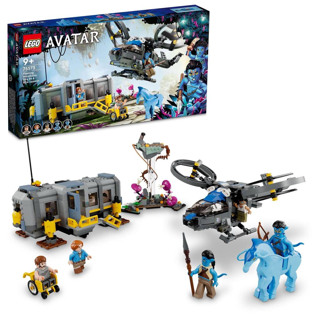 LEGO Avatar Pandora: The Sky Mountains and RDA's Samson 75573 Toy Building Blocks Gift Fantasy Movie Boys and Girls Ages 9 and Up