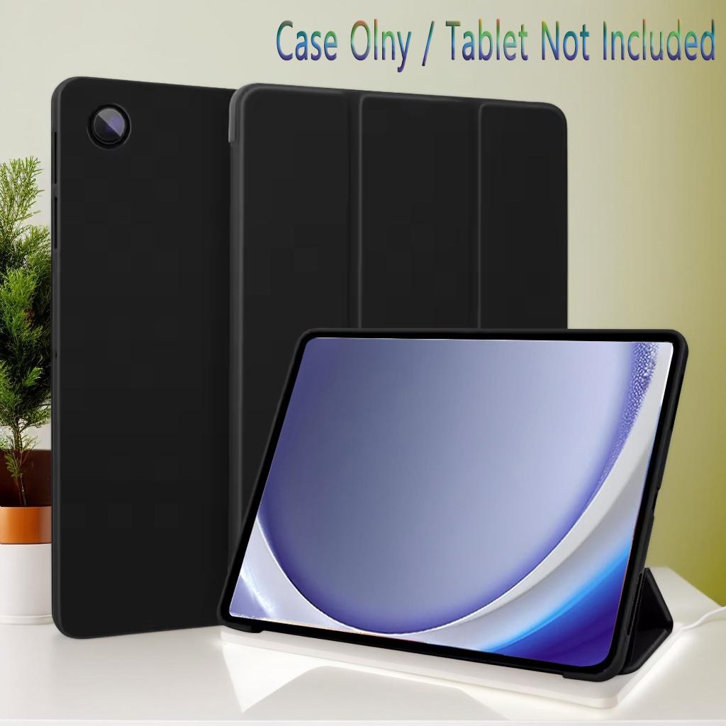 For Samsung Galaxy Tab A9 8.7 (SM-X110 SM-X115) / A9 Plus 11 (SM-X210 SM-X215) Soft Silicone Case Magnetic Flip Smart Cover