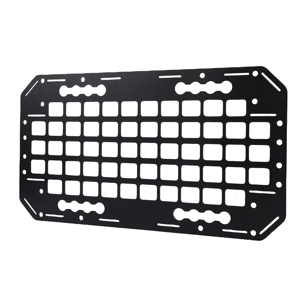 Truck Bed Molle Panel 10.51x19.25x0.08in Aluminium Side Truck Bed Molle Panel Rack System for Sedans SUVs Pickups