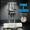Precision Vertical Drilling Jig Aluminum Drill Press Stand with Spring Buffer for Handheld Electric Drill Use